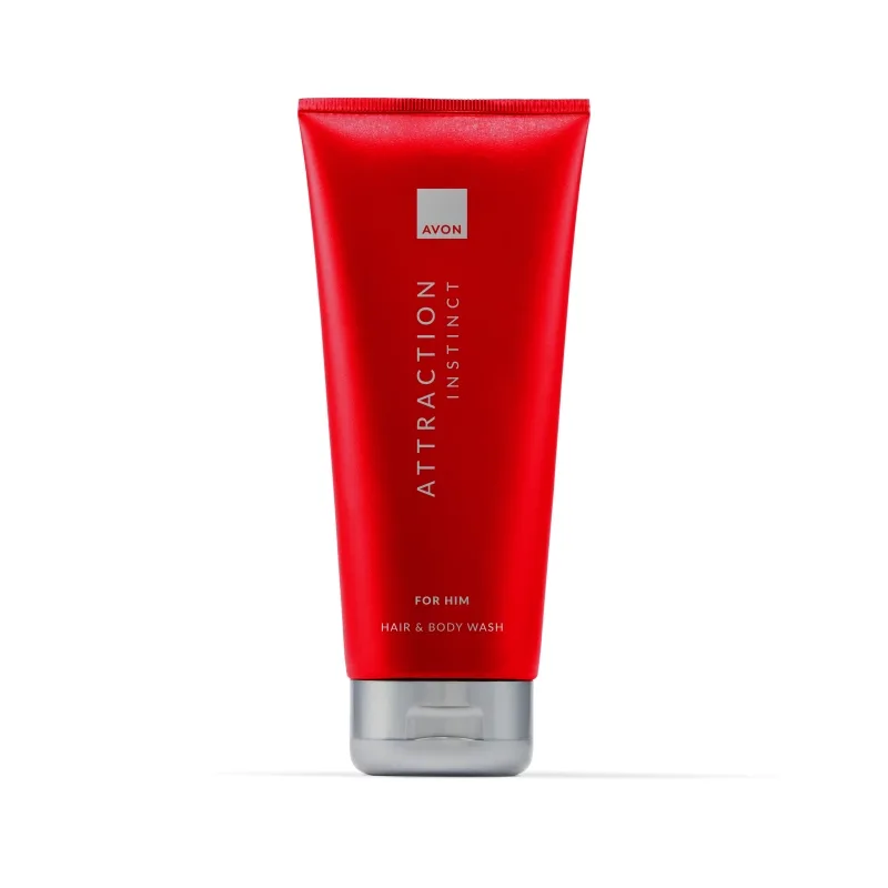 Gel de dus pentru par si corp Attraction Instinct, 200ml, Avon — preț și oferte