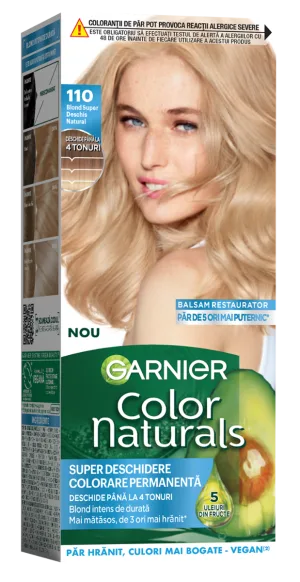 Vopsea de par permanenta Color Naturals  110 Blond Super Deschis Natural, 112ml, Garnier