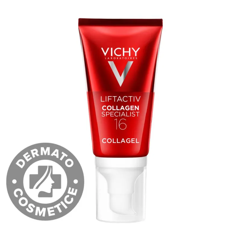Gel pentru iluminarea si hidratarea tenului Liftactiv Collagen Specialist 16, 50ml, Vichy — preț și oferte