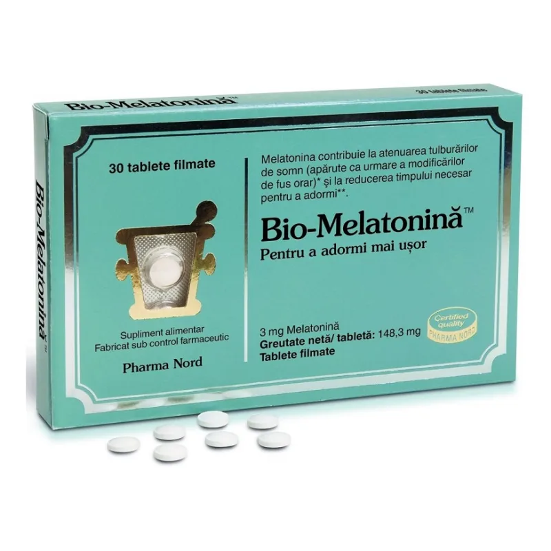 Bio-Melatonina, 30 tablete, Pharma Nord — preț și oferte