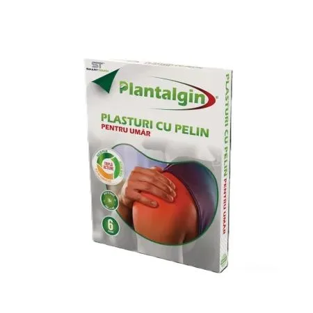 Plasturi cu pelin pentru dureri de umar, 6 bucati, Plantalgin — preț și oferte