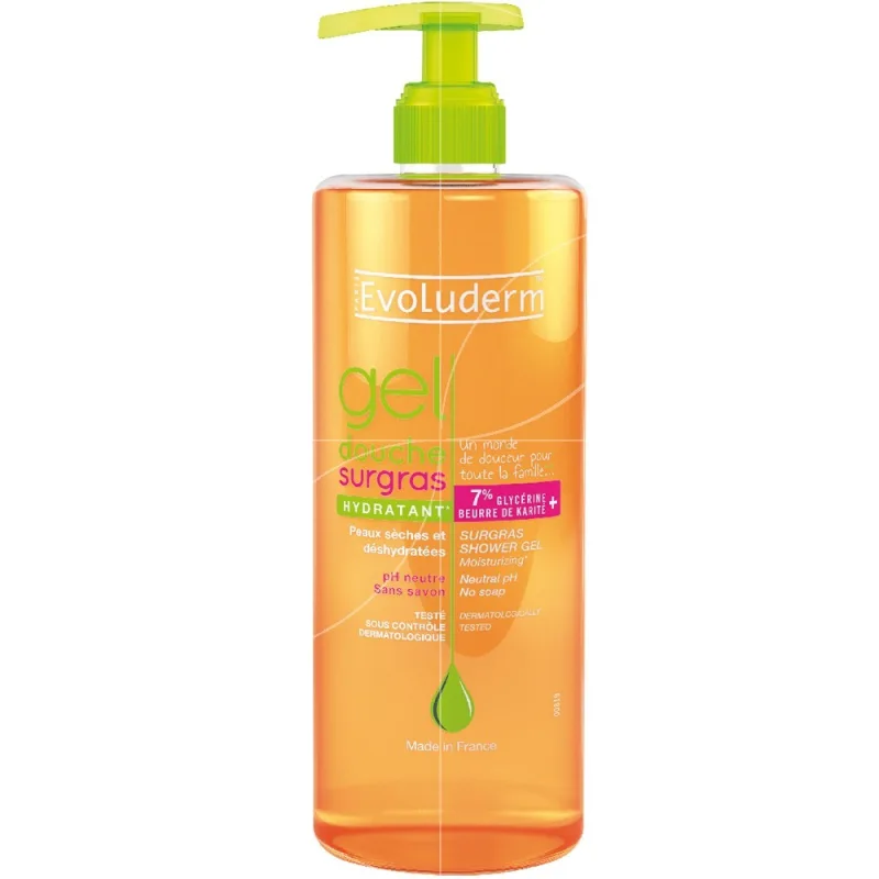 Gel de dus hidratant Surgras, 500ml, Evoluderm — preț și oferte