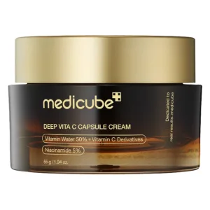 Crema de fata cu capsule de vitamina C,  Deep Vita C, 55ml, Medicube