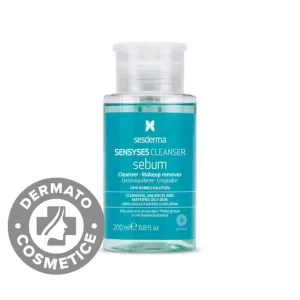 Lotiune demachianta pentru ten gras cu tendinta acneica Sensyses, 200ml, Sesderma