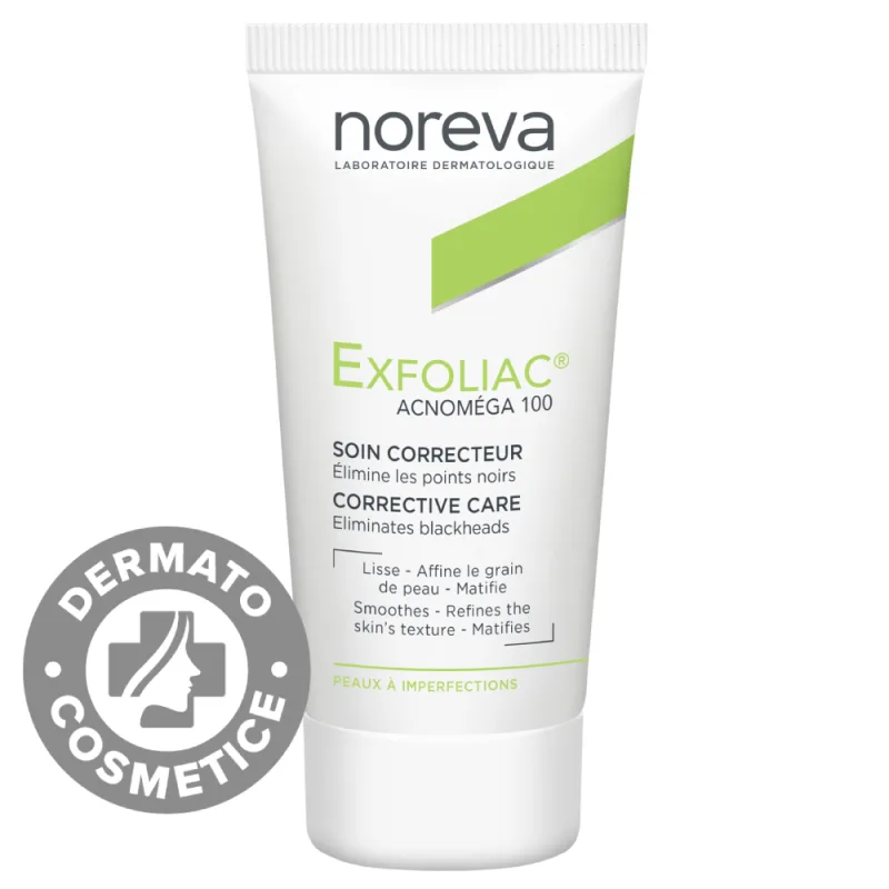 Crema corectoare Exfoliac Acnomega 100, 30ml, Noreva — preț și oferte