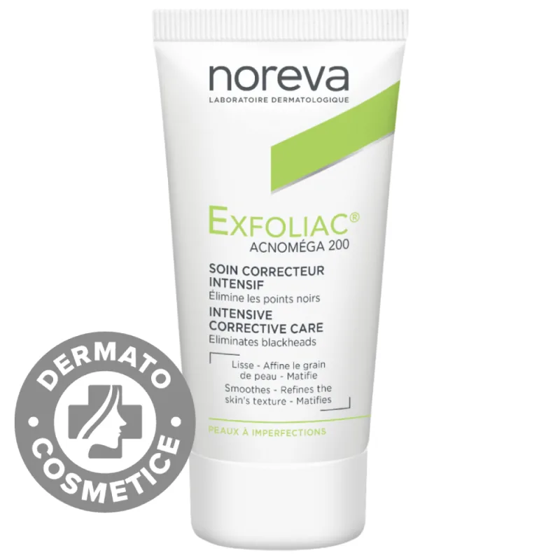 Crema corectoare intensiva Exfoliac Acnomega 200, 30ml, Noreva — preț și oferte