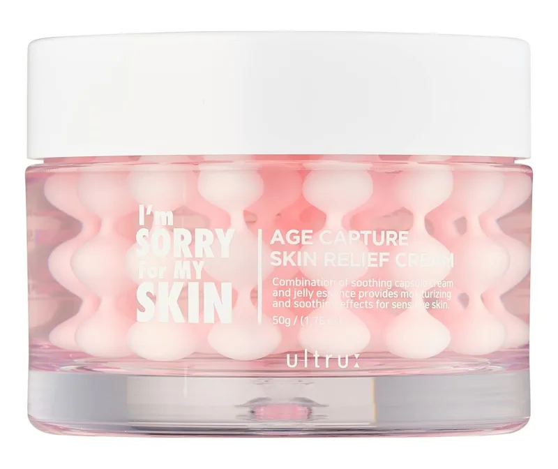 Gel hidratant cu microcapsule de crema pentru piele sensibila, 50gr, I'm sorry for my skin — preț și oferte