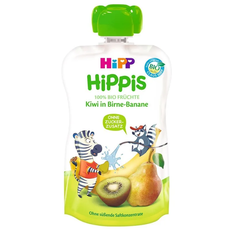 Piure de pere, banane si kiwi Hippis, 100g, Hipp — preț și oferte