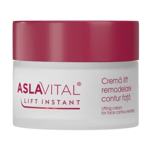 Crema lift pentru remodelare contur fata Lift Instant, 50ml, AslaVital