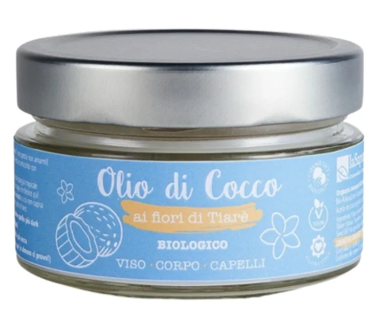 Ulei organic pur de cocos cu flori de tiare, 150ml, La Saponaria — preț și oferte