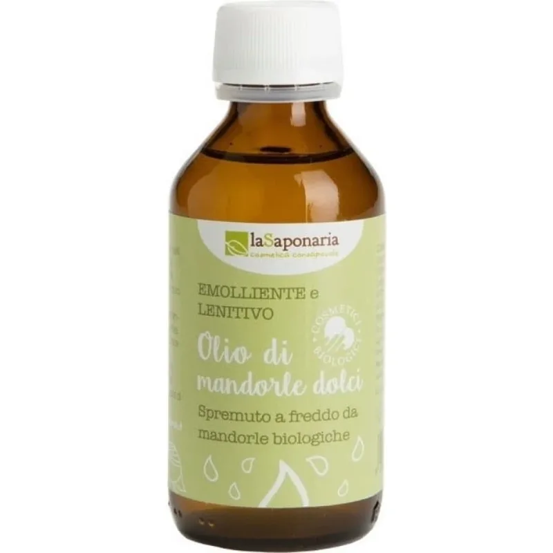 Ulei organic pur de migdale dulci, 100ml, La Saponaria — preț și oferte