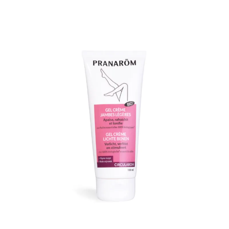Gel-crema pentru picioare Jambes Legeres Bio, 100ml, Pranarom — preț și oferte