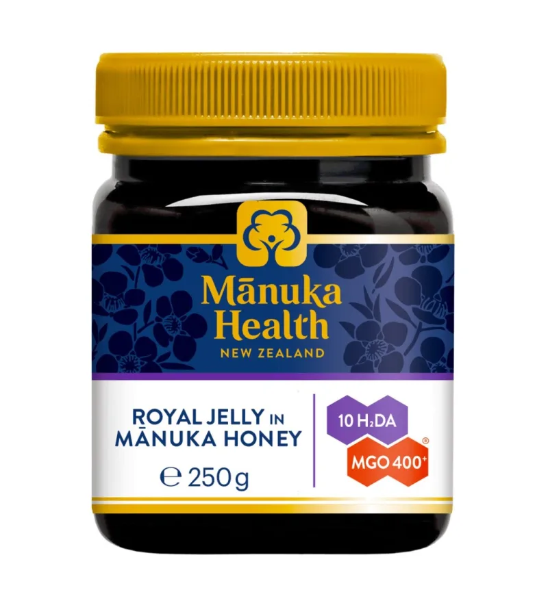 Miere Manuka MGO 400+ cu laptisor de matca (royal jelly), 250g, Manuka Health — preț și oferte