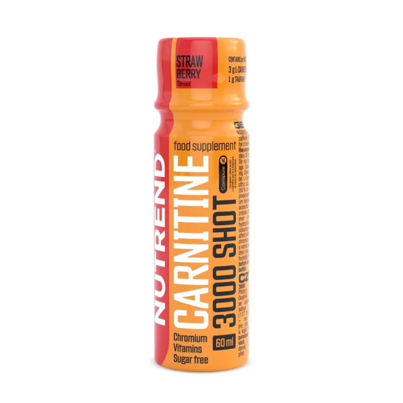 L Carnitina lichida shot 3000 cu aroma de portocale, 60ml, Nutrend — preț și oferte