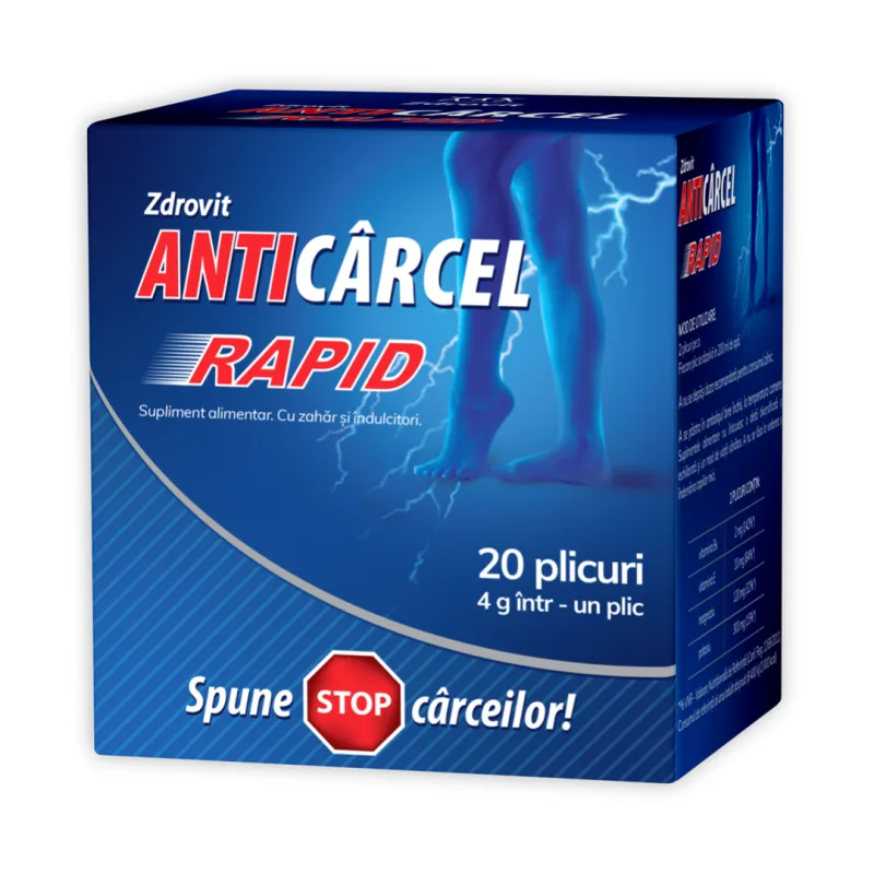Anticarcel Rapid, 20 plicuri, Zdrovit — preț și oferte
