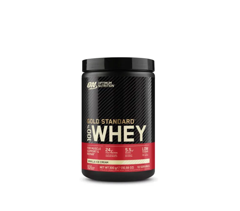 Pudra proteica 100% Whey Gold Standard Inghetata de vanilie, 300g, Optimum Nutrition — preț și oferte