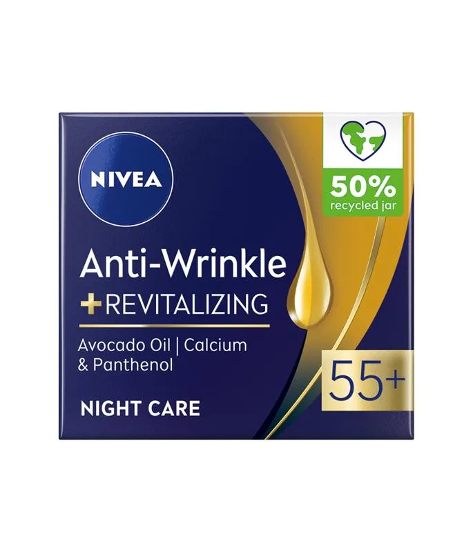 Crema de noapte anti-rid revitalizanta 55+, 50ml, Nivea — preț și oferte