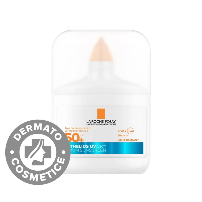 Serum solar cu protectie impotriva radiatiilor UV si a poluarii SPF 50+ Anthelios UVAir, 50ml, La Roche-Posay — preț și oferte