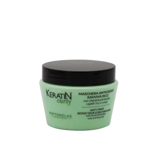Masca pentru par cret si ondulat cu keratina, 250ml, Phytorelax
