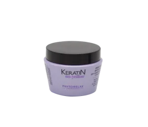 Masca pentru par blond decolorat si grizonat No Yellow, 250ml, Phytorelax