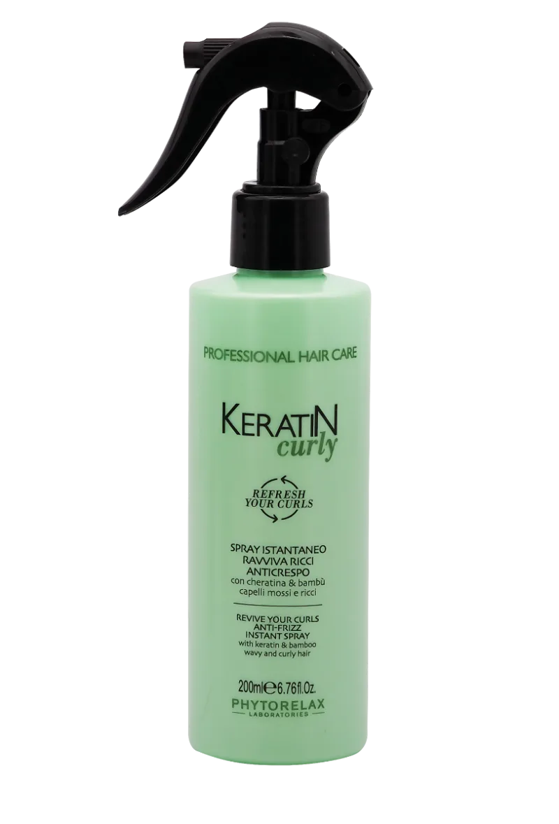 Spray instant pentru par cret si ondulat anti-frizz cu keratina, 150ml, Phytorelax — preț și oferte