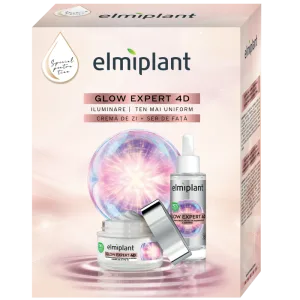 Pachet Crema de fata 50ml + Ser de fata 15ml Glow, 1 bucata, Elmiplant