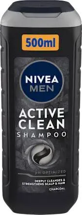 Sampon Active Clean Men Hair Care, 500ml, Nivea — preț și oferte