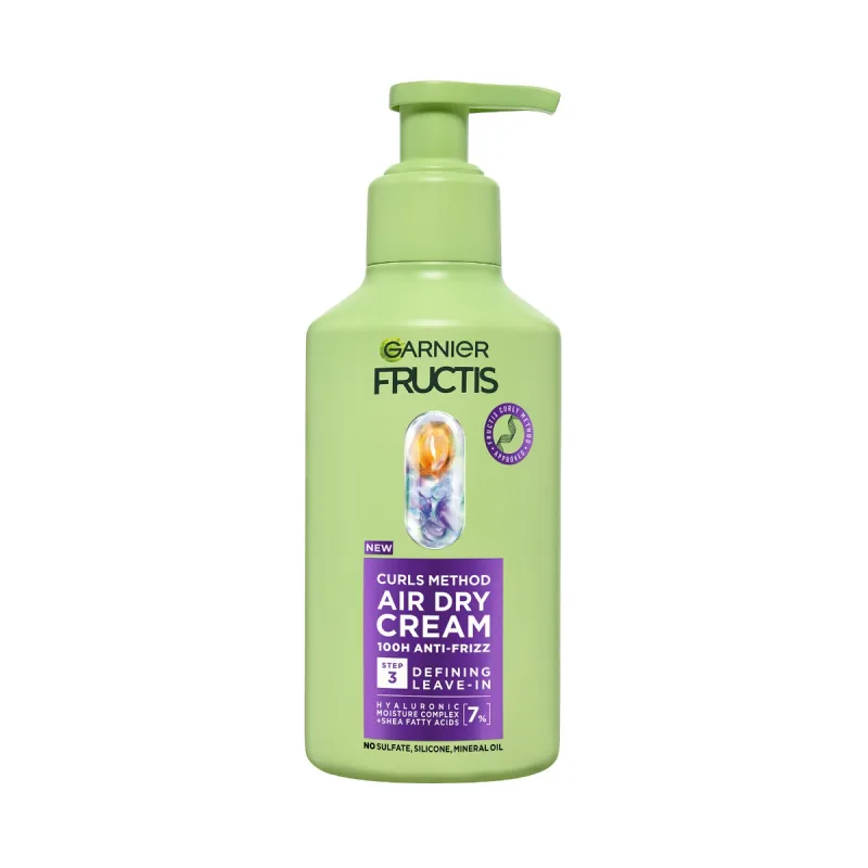Crema pentru parul cret fara clatire Curls Method, 260ml, Garnier — preț și oferte