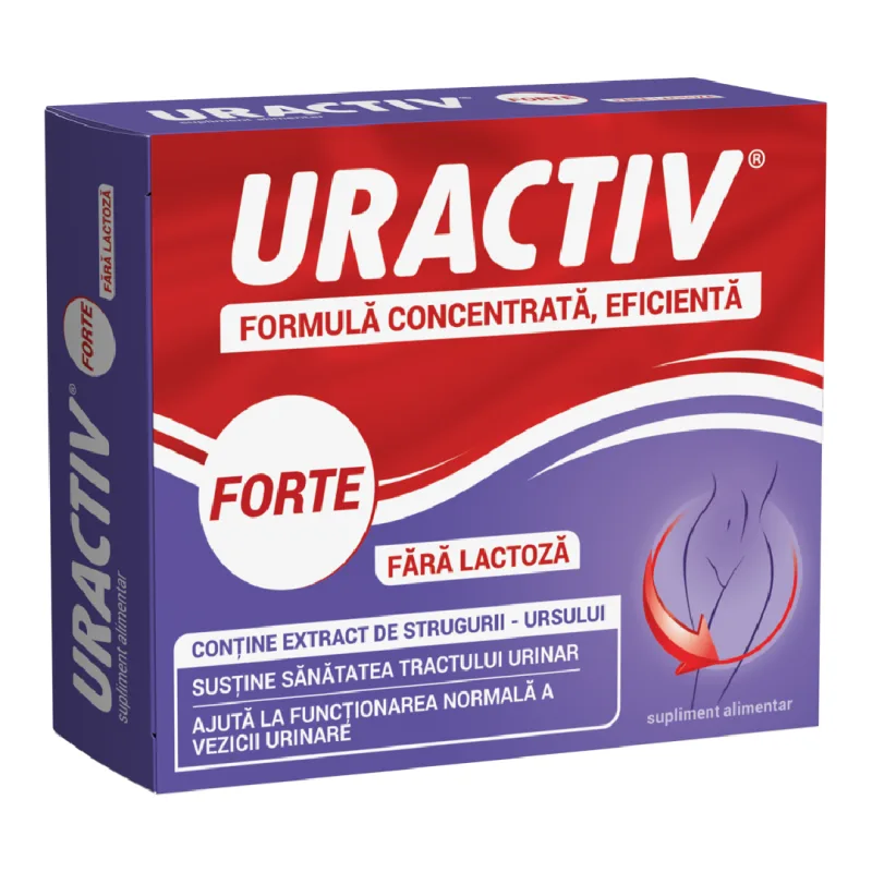 Uractiv Forte fara lactoza, 20 capsule, Terapia TERAPIA SA — preț și oferte