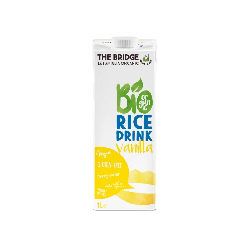 Bautura vegetala din orez cu vanilie Bio, 1000ml, The Bridge — preț și oferte