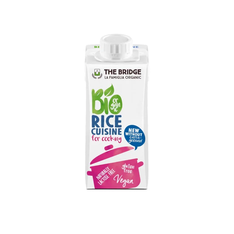 Crema ecologica din orez pentru gatit, 200ml, The Bridge — preț și oferte