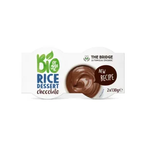 Desert ecologic din orez cu ciocolata, 2x130g, The Bridge