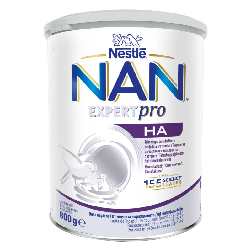 Formula de lapte praf ExpertPro HA de la nastere, 800g, Nestle — preț și oferte
