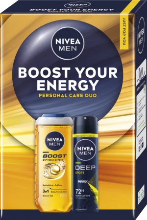 Set cadou Boost Your Energy, 1 bucata, Nivea