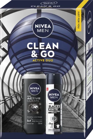 Set cadou Men Clean&Go, 1 bucata, Nivea