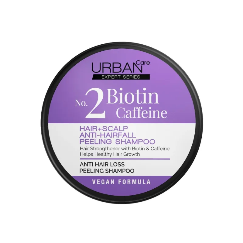 Sampon cu Sare de mare Biotina si Cafeina Peeling No. 2, 200ml, Urban Care — preț și oferte