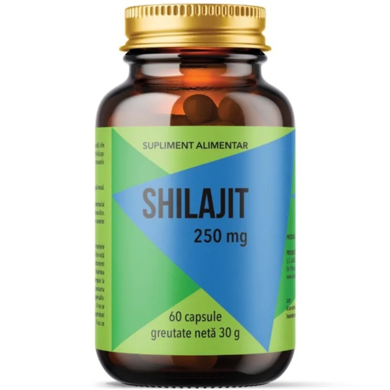 Shilajit 250mg, 60 capsule, Laboratorele Remedia Laboratoarele Remedia — preț și oferte
