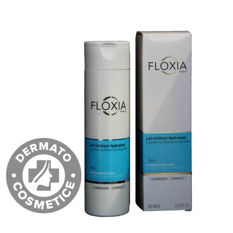 Lapte hidratant uniformizant, 200ml, Floxia — preț și oferte
