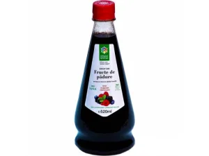 Sirop natural cu fructe de padure presat la rece, 520ml, Steaua Divina
