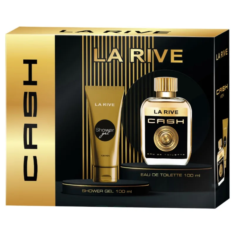 Pachet Cash Men Apa de toaleta 100ml + Gel de dus 100ml, La Rive — preț și oferte