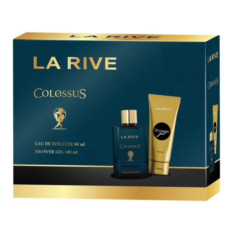 Pachet Colossus Apa de toaleta 90ml + Gel de dus 100ml, La Rive — preț și oferte