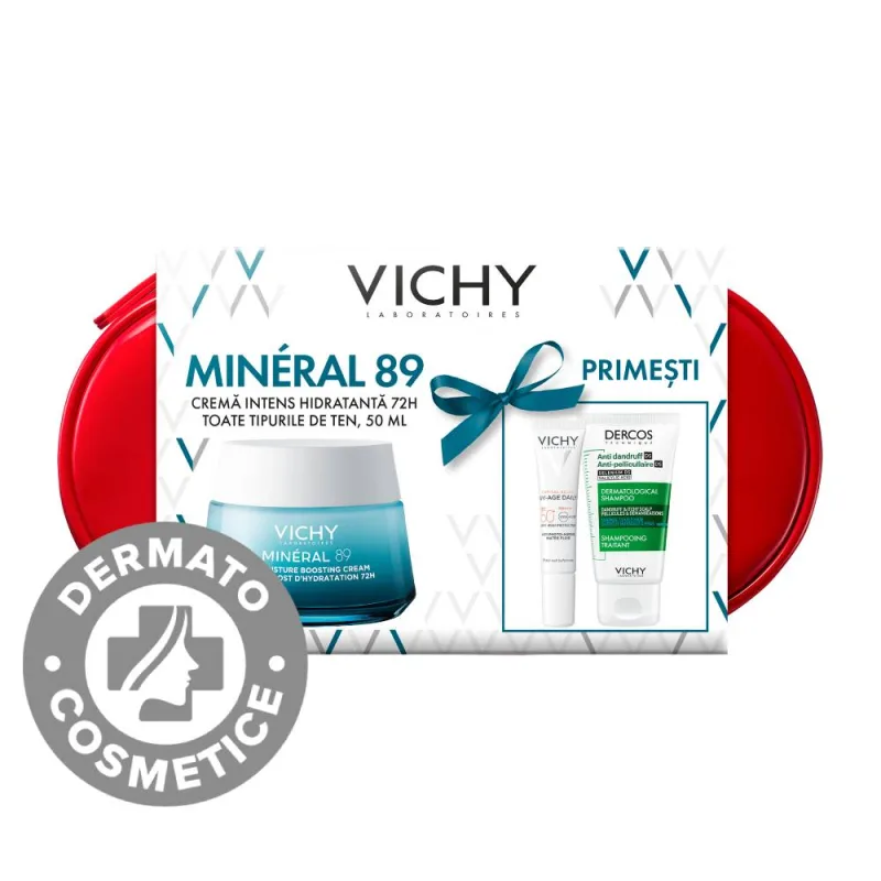 Set Mineral 89 Legere Intens Hidratant 72H pentru toate tipurile de ten, Vichy — preț și oferte