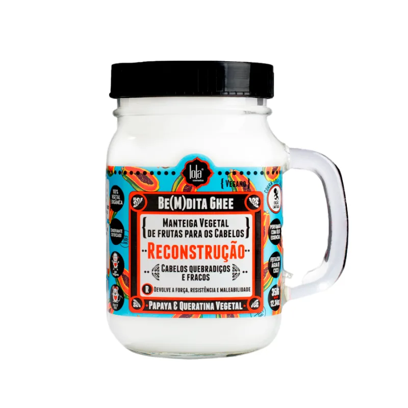 Masca de par restructuranta cu papaya si keratina vegetala Bemdita Ghee, 350g, Lola Cosmetics — preț și oferte