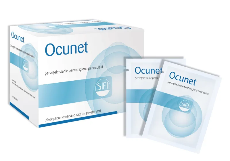 Ocunet Servetele oculare sterile, 20 bucati, SIFI — preț și oferte