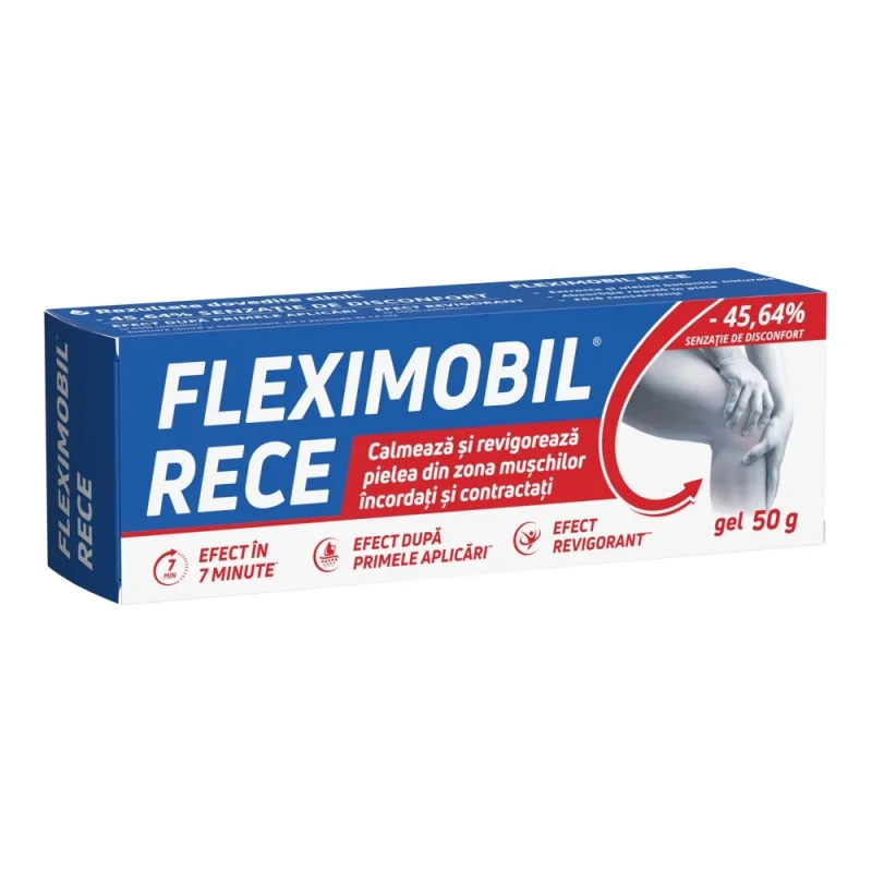 Gel pentru muschi si articulatii Fleximobil Rece, 50g, Fiterman — preț și oferte