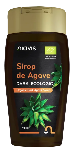 Sirop de agave dark Bio, 250ml, Niavis
