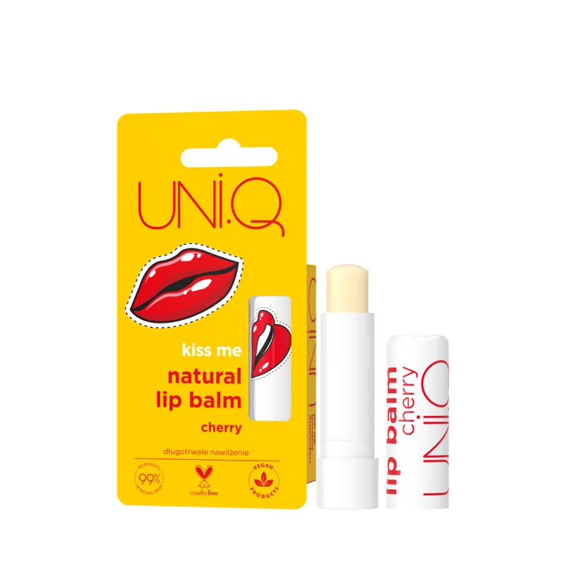 Balsam de buze Kiss Me Cherry Uni.Q, 5g, BeBio — preț și oferte