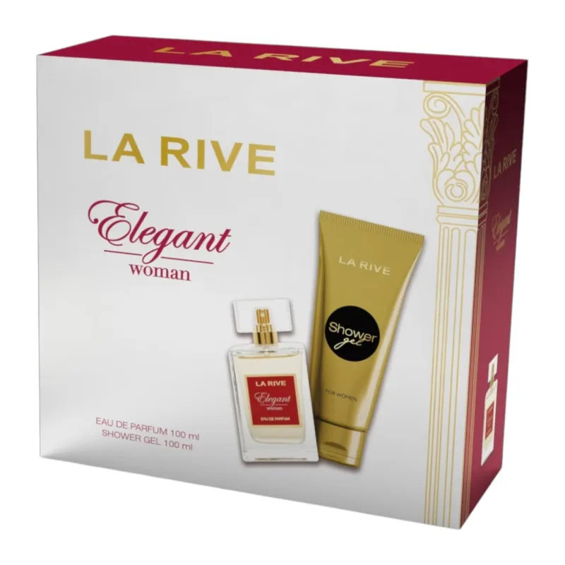 Pachet Elegant Woman Apa de parfum 100ml + Gel de dus 100ml, La Rive — preț și oferte