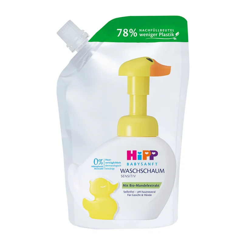 Spuma pentru spalare rezerva BabySanft, 250ml, Hipp — preț și oferte