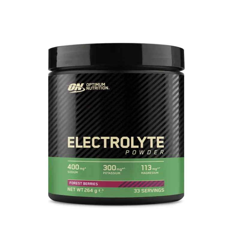 Electroliti + Magneziu Potasiu Calciu si Sodiu cu aroma de fructe de padure, 264g, Optimum Nutrition — preț și oferte